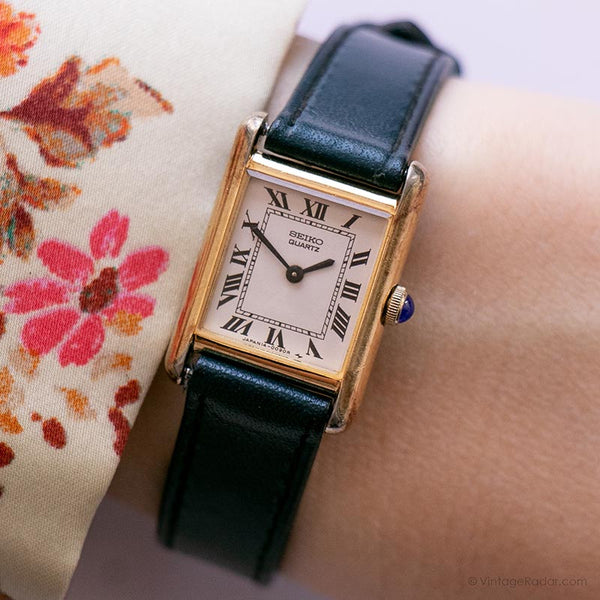 Vintage ▾ Seiko 1400-5029 r orologio | Orologio quadrante bianco con numeri romani