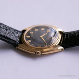 Vintage Seiko 4N00-0339 R1 Ladies Watch | 90s Black Dial Wristwatch
