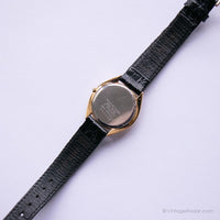 Vintage Seiko 4N00-0339 R1 Ladies Watch | 90s Black Dial Wristwatch