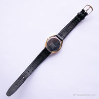 Ancien Seiko 4N00-0339 R1 Mesdames montre | Montre-bracelet à cadran noir des années 90