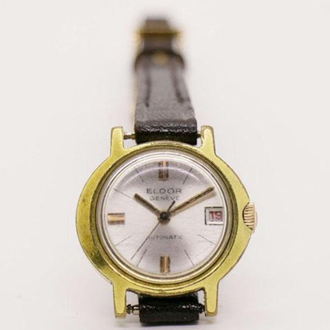 Eldor Geneve Automatico Swiss ha fatto orologio per le donne degli anni '60