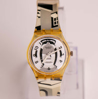 Vintage 1992 PERSPECTIVE GK169 Swatch Watch | 90s Swatch Watches