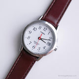 Small Silver-tone Timex Indiglo Watch | Vintage Classic Timex Date Watch