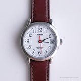 Small Silver-tone Timex Indiglo Watch | Vintage Classic Timex Date Watch