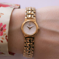 Vintage ▾ Seiko V401-0518 R1 orologio | Tiny Giappone Quarzo Guarda per lei