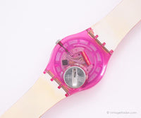 2004 Swatch GP127 Zen Wink Watch Vintage | لون القرنفل Swatch أصمن السند