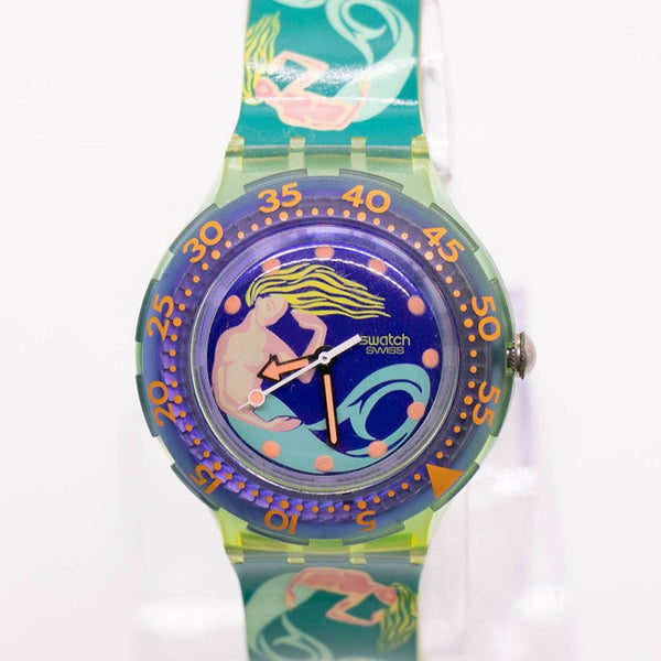 كلاسيكي Swatch Scuba Sailor's Joy SDG100 ساعة | 90s حورية البحر swatch