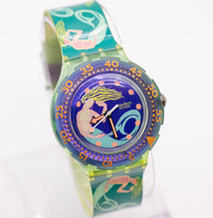 Ancien Swatch Scuba Sailor's Joy SDG100 montre | Sirène des années 90 swatch