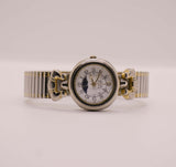 Kathy Ireland Moon Phase Watch | Silver-tone Vintage Watches