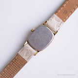 Rectangular vintage Timex Señoras reloj | Pequeño tono de oro Timex Cuarzo