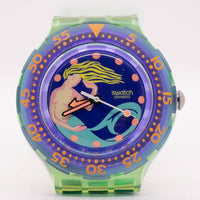 Swatch Scuba Sailors Joy SDG100 montre avec la boîte d'origine vintage