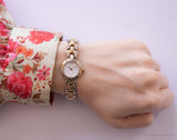 Vintage ▾ Bulova Orologio bicolore | Abito in quarzo giapponese orologio per le donne