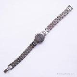 Tono plateado vintage Pulsar por Seiko reloj | Dial azul reloj para ella