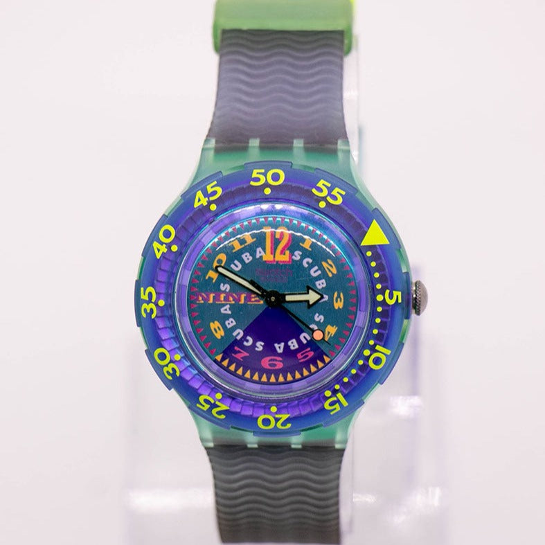 1994 Vintage Swatch Watch | Scuba Swatch BERMUDA TRIANGLE SDN106 ...