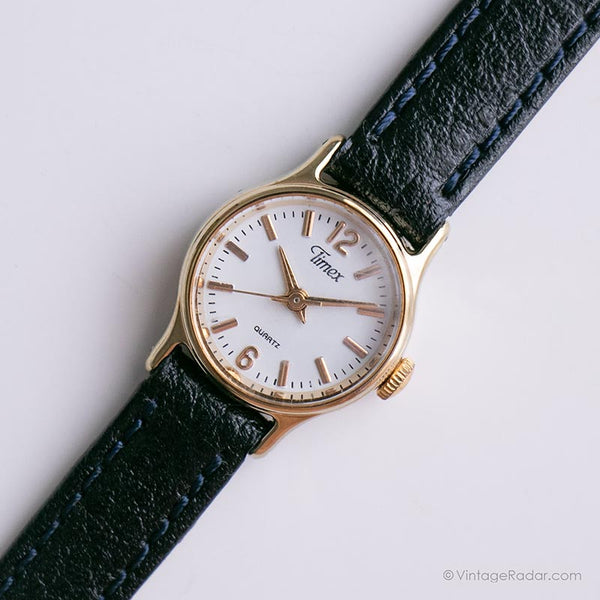 Tone d'or vintage Timex Quartz montre | Médies de luxe Timex Montres