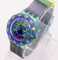 1994 Vintage swatch reloj | Escafandra autónoma swatch Bermudas Triángulo SDN106