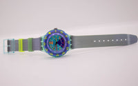 1994 vintage swatch montre | Scaphandre autonome swatch Triangle des Bermudes SDN106