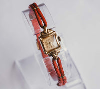 17 joyas chapadas en oro Anker reloj | Damas mecánicas vintage reloj