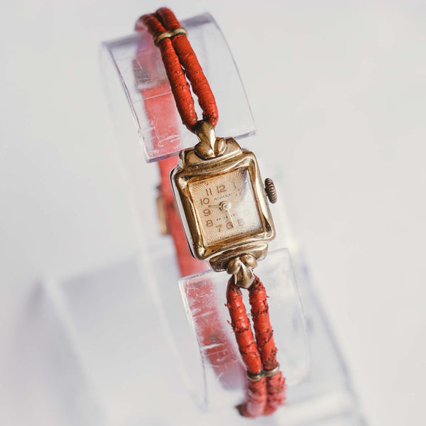 17 gioielli placcati in oro Anker Guarda | Orologio da signore meccanici vintage
