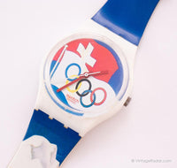 Swatch GZ134 ST. Moritz 1928 Uhr | Olympische Spiele in Atlanta 1996 Swatch Mann