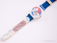 Swatch GZ134 ST. Moritz 1928 reloj | Olímpicos de Atlanta 1996 Swatch Caballero