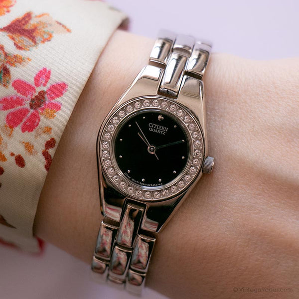 Horloge analogique vintage Citizen à quartz fabriquée au Japon - En Horloge analogique vintage Citizen à quartz fabriquée au Japon - En