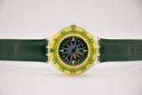 كلاسيكي Swatch Scuba Mint Drops SDK108 Watch | 90s scuba swatch