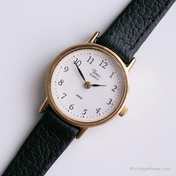 Tiny Gold-tone Timex Dress Watch | Best Vintage Timex Ladies Watches