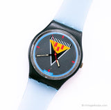 Jahrgang Swatch GB110 Lancelot Uhr | Selten 1986 Swatch Gent Model
