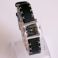 Dial cuadrado vintage Skagen reloj | Dial negro minimalista Skagen reloj