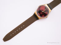 1988 Swatch Orologio gx104 sloan ranger | 80s oro anni '80 Swatch Gent Watch