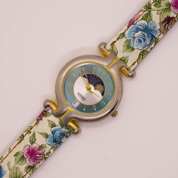 Fase lunar de gitano reloj para mujeres | Cuarzo bohemio de damas reloj