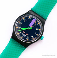 Jahrgang Swatch Chronograph SSB100 Jess Rush Uhr | 1991 Stop Swatch