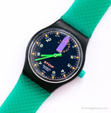 Jahrgang Swatch Chronograph SSB100 Jess Rush Uhr | 1991 Stop Swatch