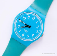 Vintage Swatch GS138 RISE UP Watch | Classic 2009 Blue Swatch Gent Watch
