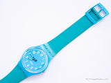 Ancien Swatch GS138 Rise Up montre | Classic 2009 Blue Swatch Gant montre