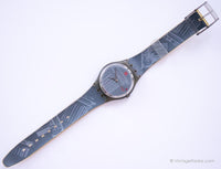 Jahrgang Swatch GM104 Obelisque Uhr | 1990er Jahre grau Swatch Mann Uhr