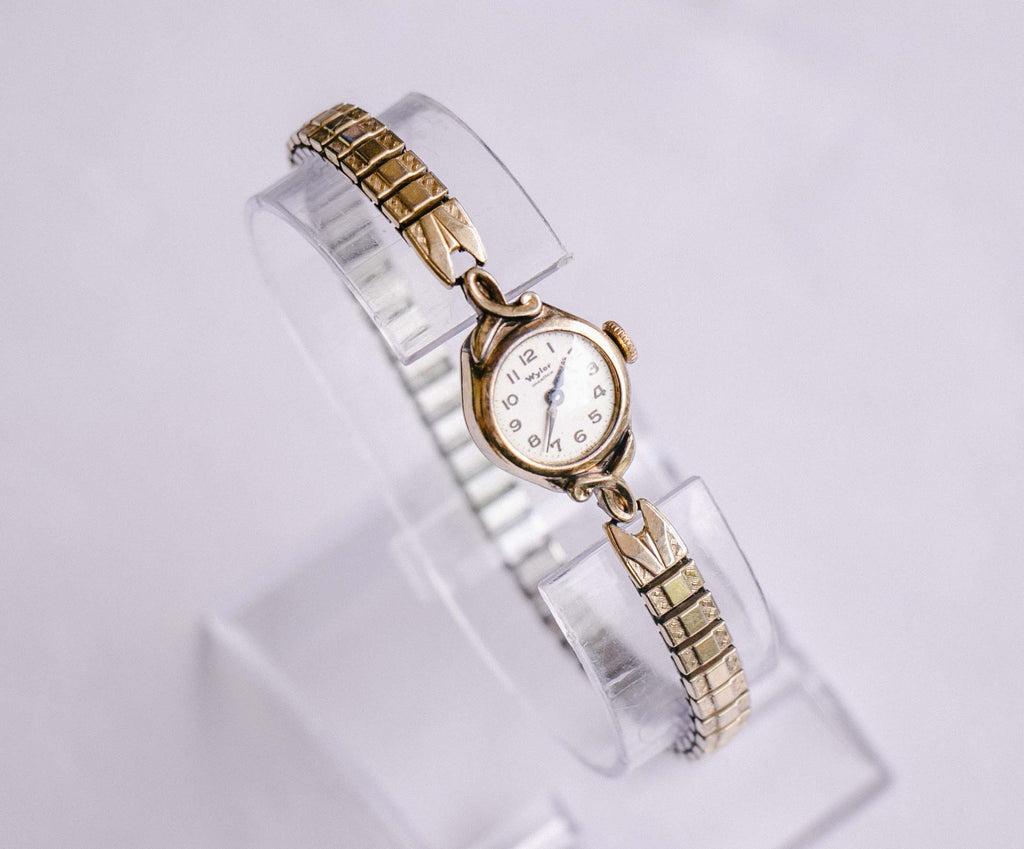 Gold-tone Wyler Incaflex Vintage Watch | 1960s Vintage Ladies Watch ...