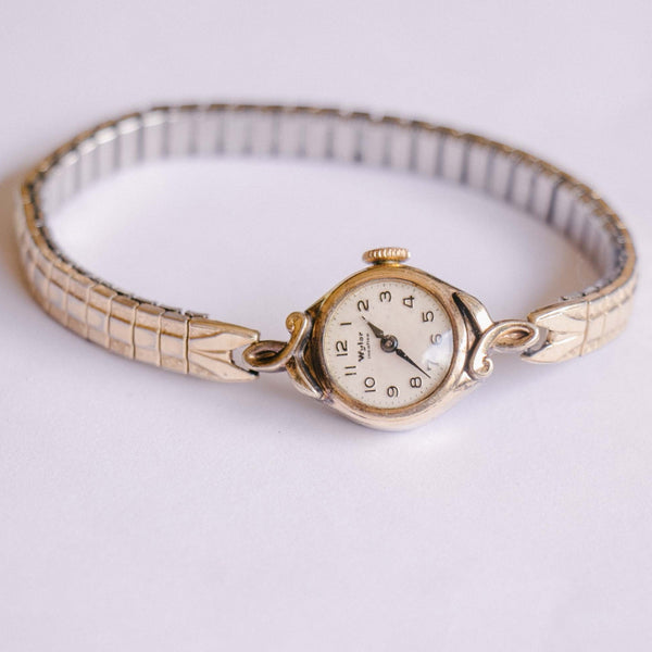 Wyler Incaflex Vintage de tono de oro reloj | Damas de la década de 1960 reloj