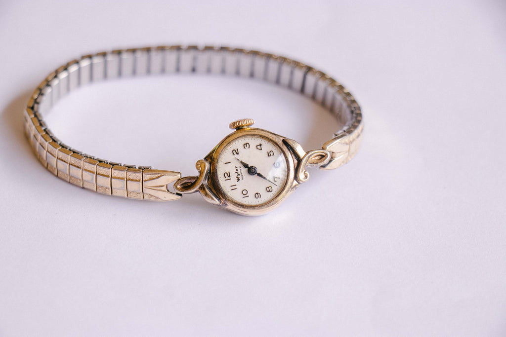 Gold-tone Wyler Incaflex Vintage Watch | 1960s Vintage Ladies Watch ...