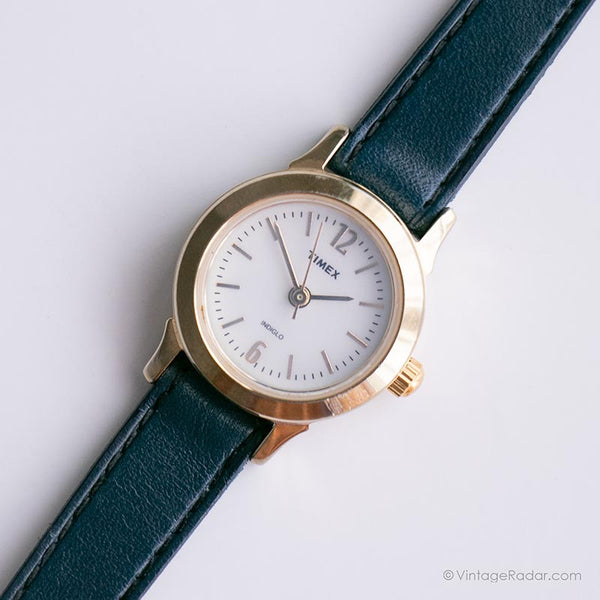 Vintage Gold-Ton Timex Uhr für Frauen Elegant Timex Indiglo Uhr