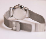 Silberton Skagen Dänemark Uhr Vintage | Stahl minimalistische Frauen Uhr