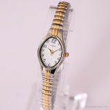 Vintage Pulsar 1N01-X203 Watch | Two-tone Oval Watch for Women