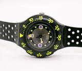 Swatch Scuba Black Wave SDB102 montre | 1991 Black Scuba 200 swatch