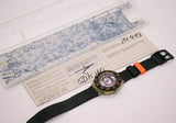 Swatch Scuba Tech Diving SDK110 montre | Noir et orange Swatch Scuba