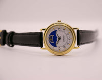 Gold-Ton Uhr Es Mondphase Uhr | Vintage Quarz Uhr Unisex