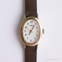 Elegante vintage Timex Guarda per donne | Tono d'oro Timex Orologio al quarzo