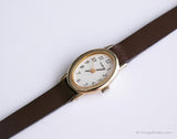 Vintage elegant Timex Uhr für Damen | Gold-Ton Timex Quarz Uhr
