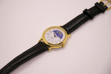 Gold-tone Watch it Moon Phase Watch | Vintage Quartz Watch Unisex