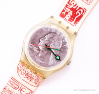 1997 Swatch GK255 Sesterce montre | Avec le temps, nous faisons confiance au vintage Swatch montre
